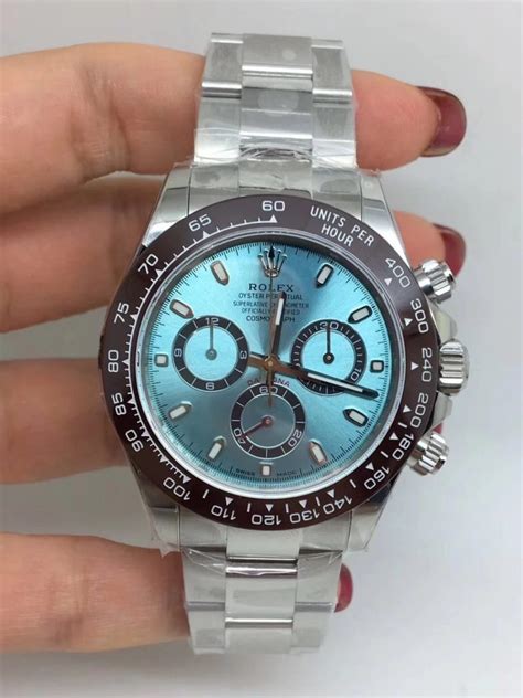 rolex daytona ice blue replica leather band price|used rolex watches for sale.